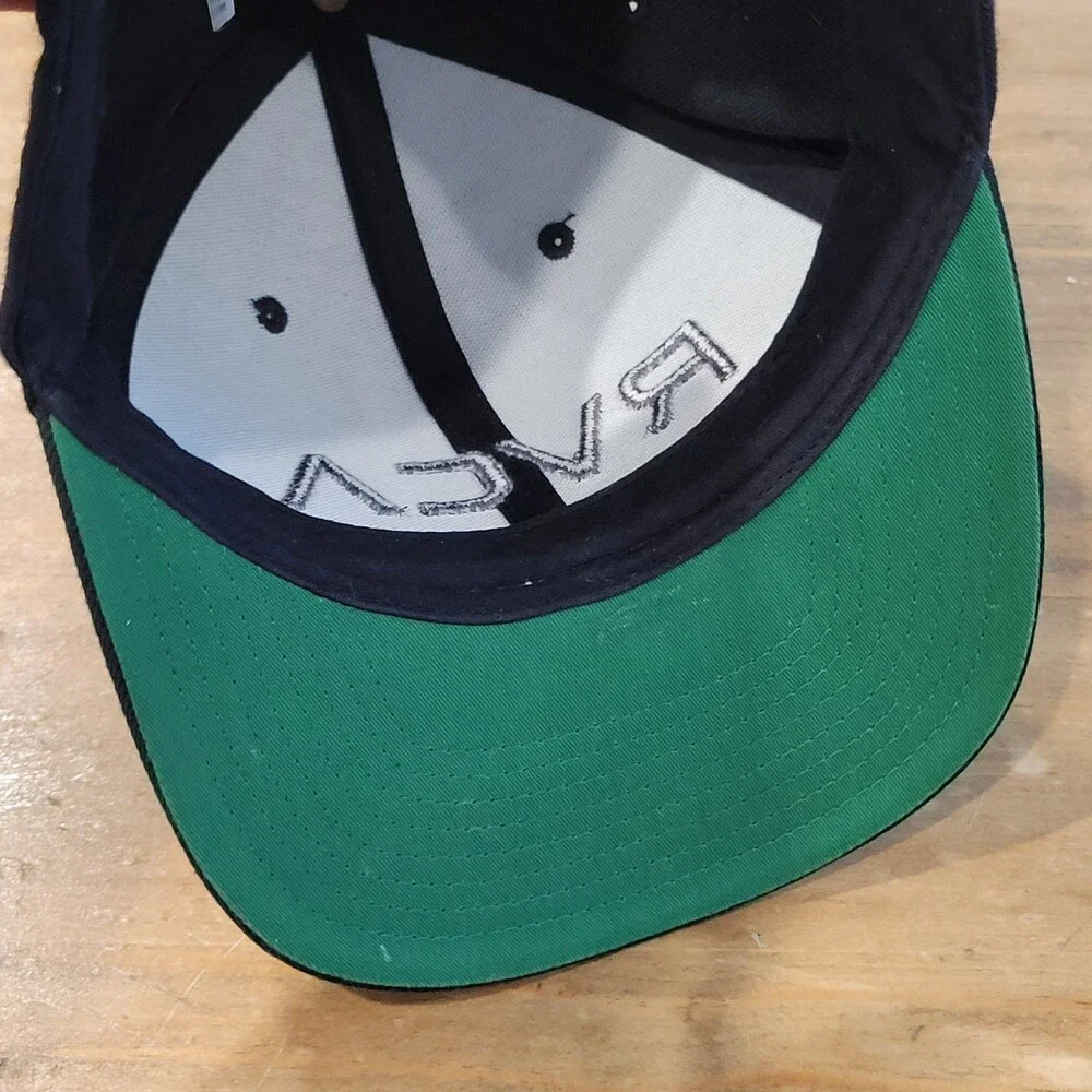 RVCA Hat Cap Snapback Black One Size Mid Fit Wool Blend Adjustable